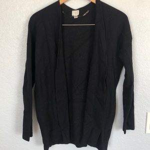 Black cardigan